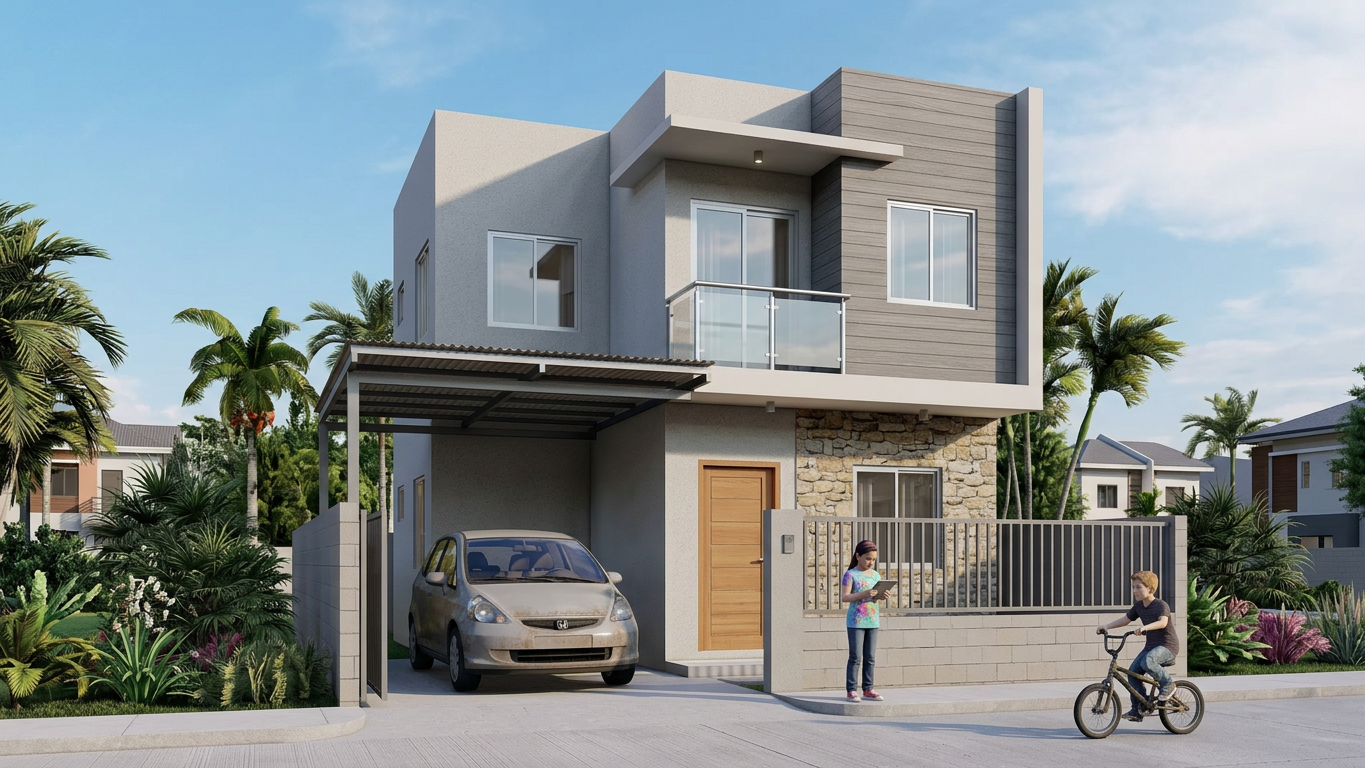 Other developer two-storey house