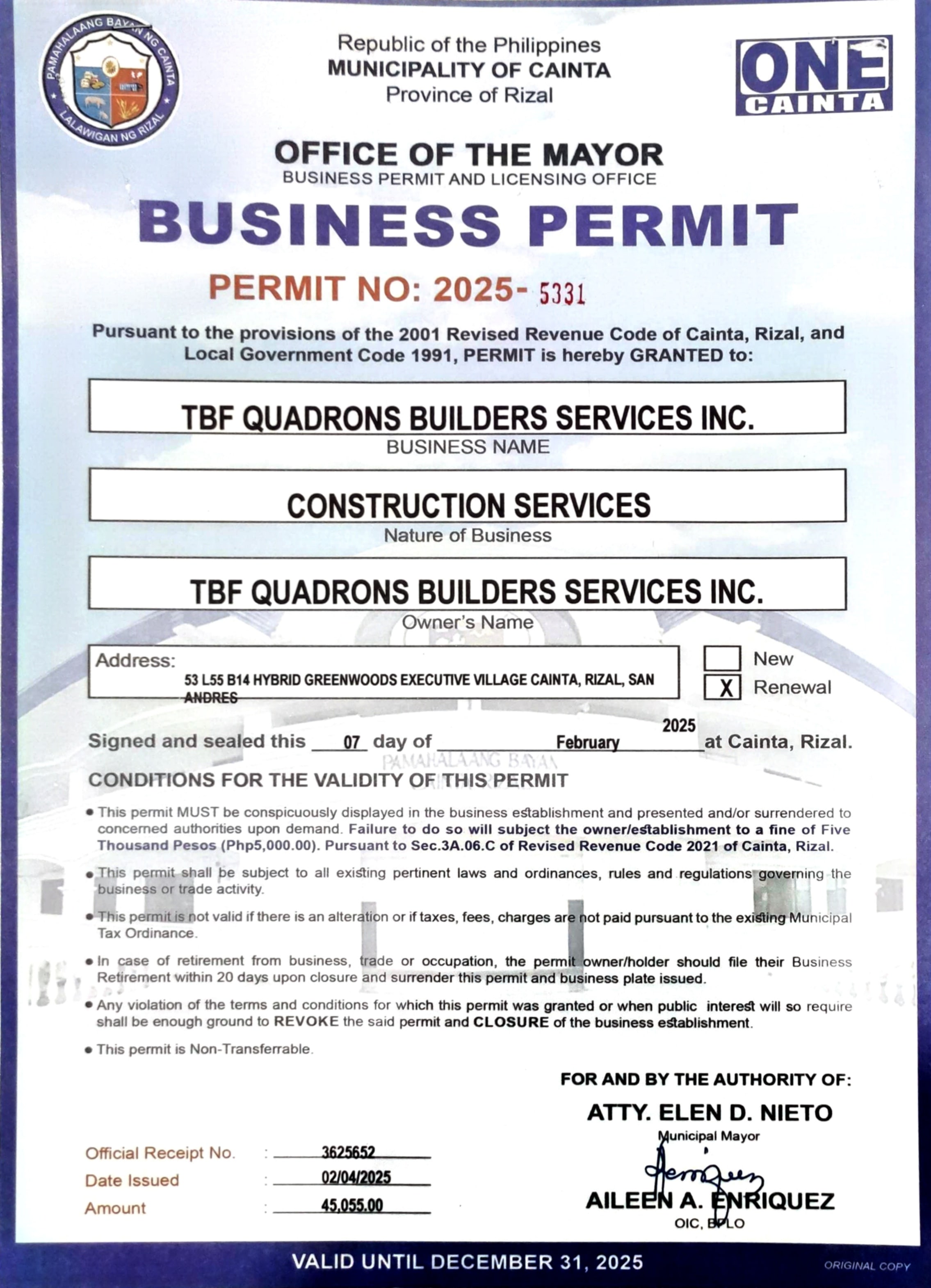 Business Permit