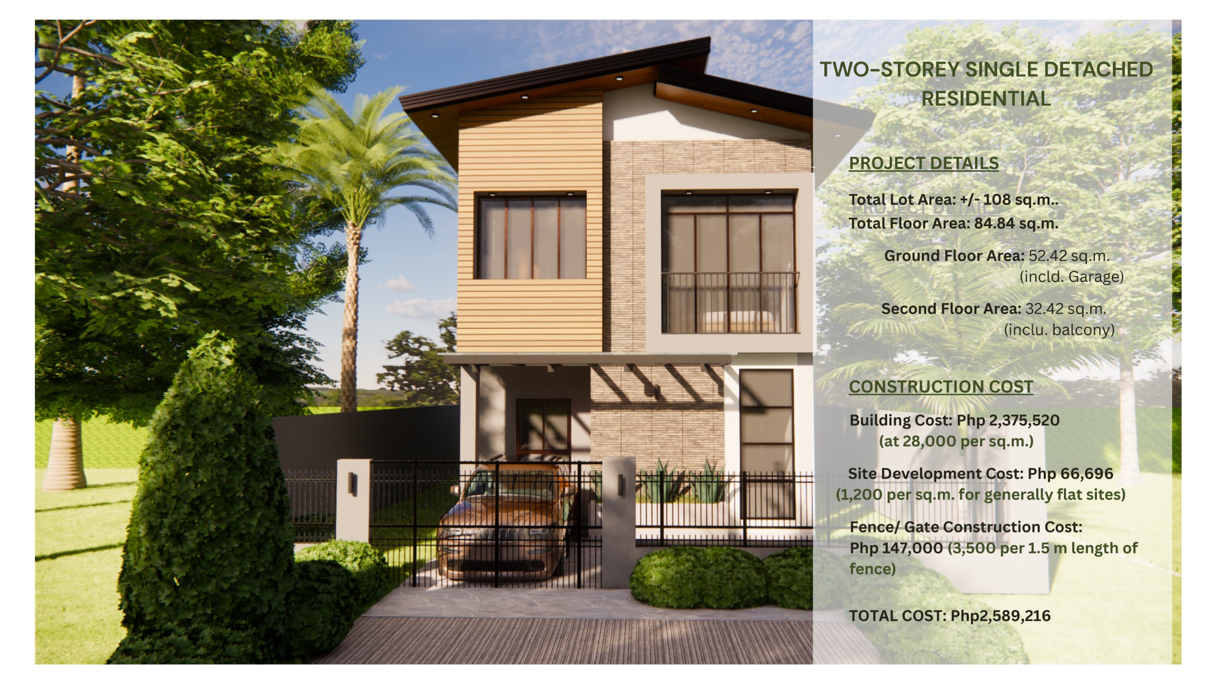Contemporary Two Storey Single Detached Residential