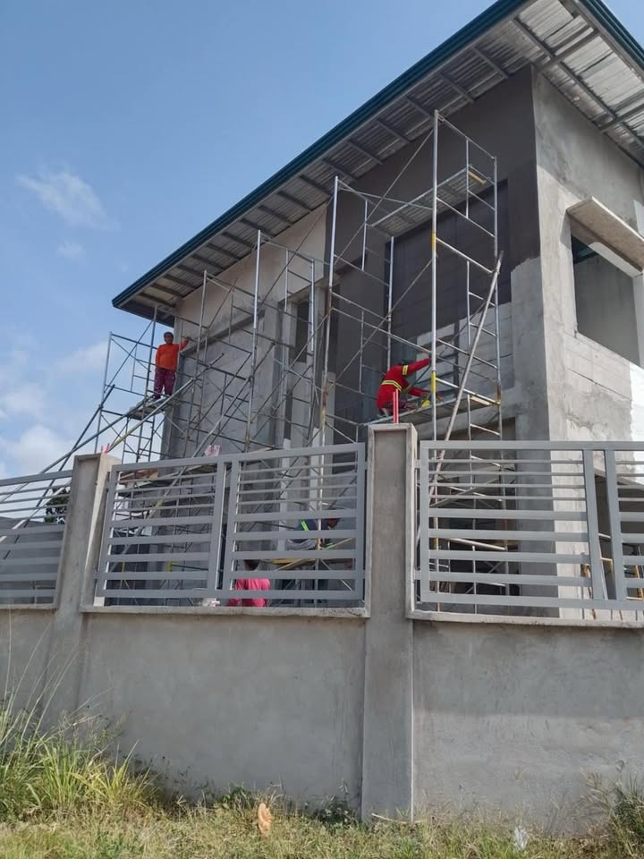 Two- Storey House with Fence - Phase 1 (Structural Works)
